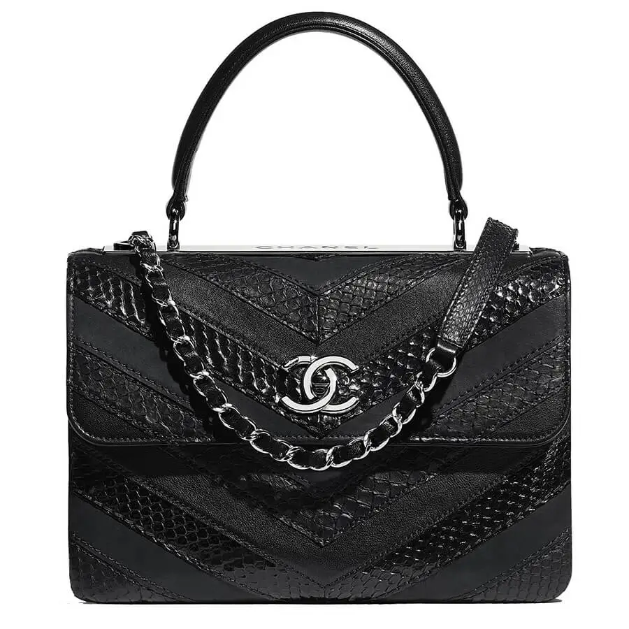 Chanel trendy cc bag snakeskin