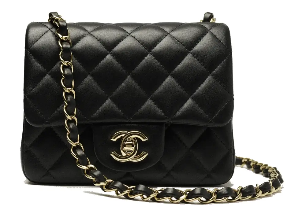 chanel mini square bag front image