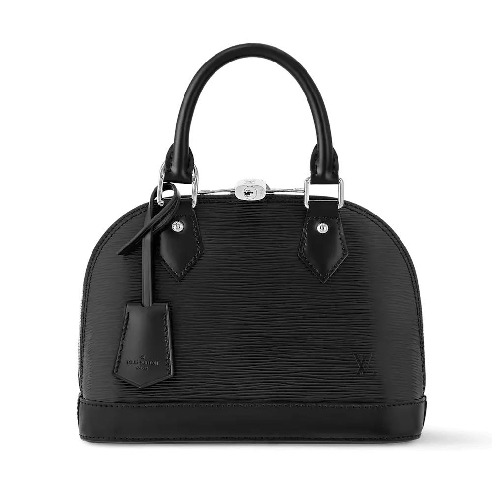 Louis Vuitton Alma BB Bag in Epi Leather Black