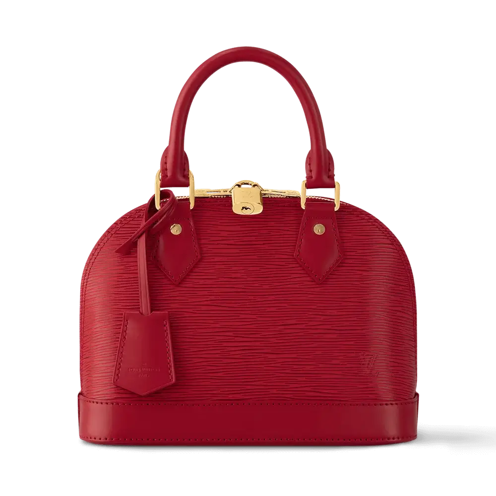 Louis Vuitton Alma BB Bag in Epi Leather Red
