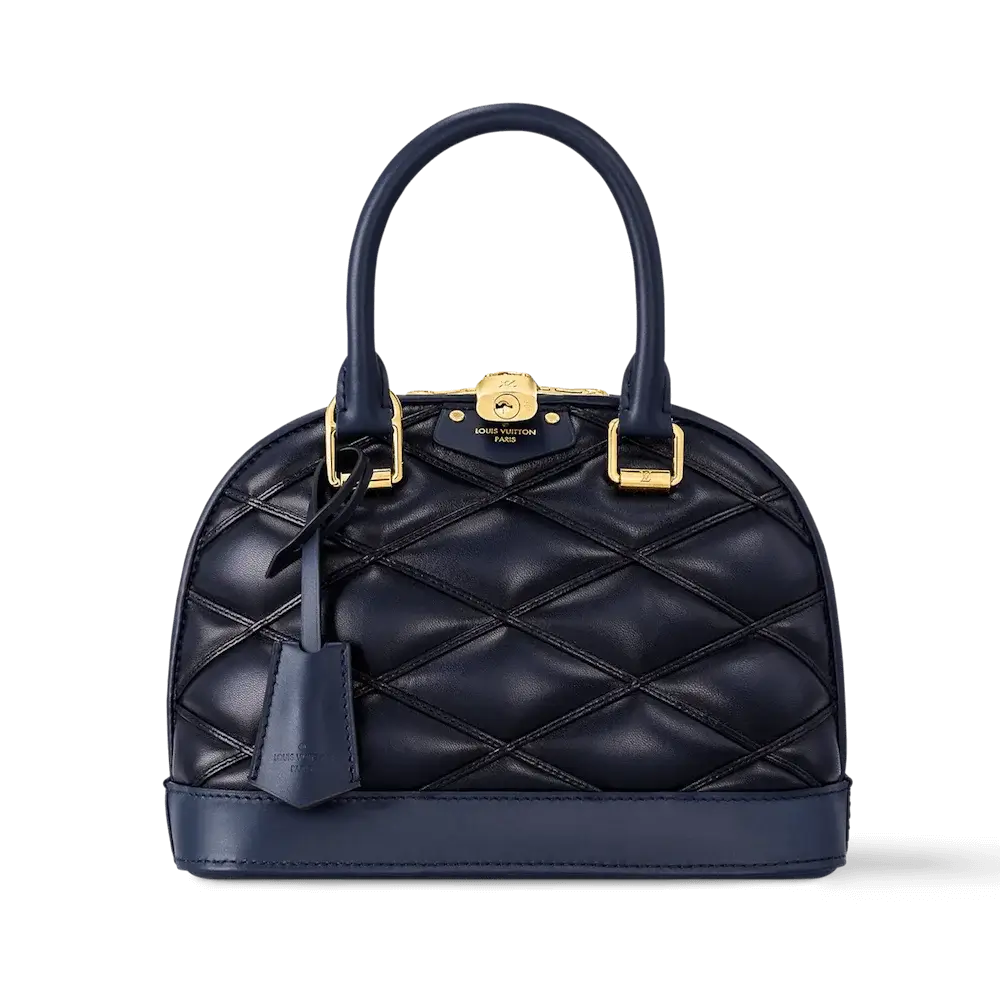 Louis Vuitton Alma BB Bag in Malletage Navy Blue