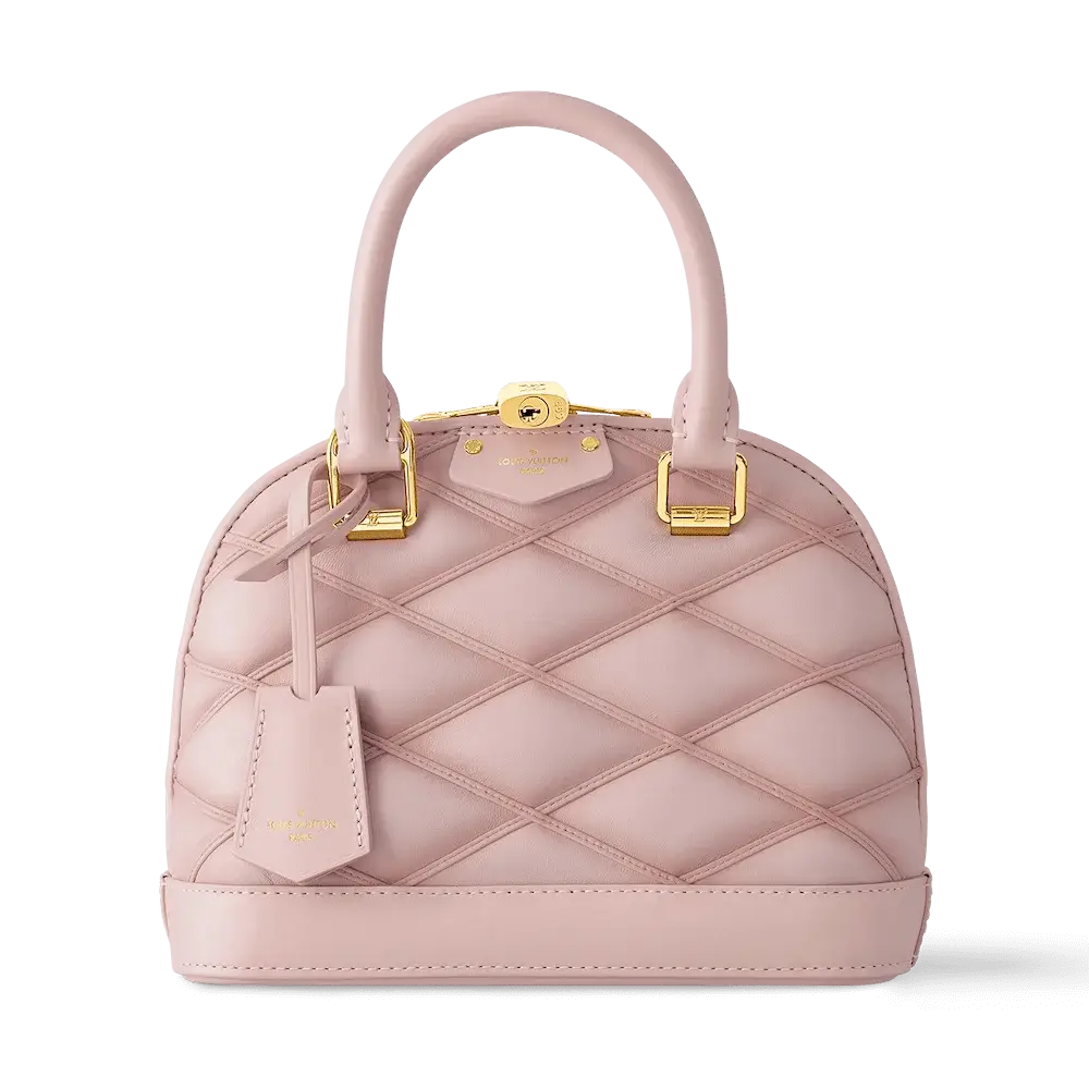 Louis Vuitton Alma BB Bag in Malletage Rosabella Pink