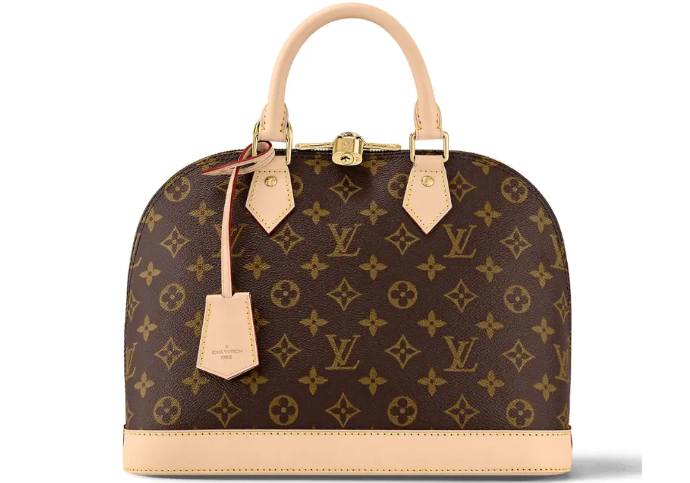 Louis Vuitton Alma MM Bag in Monogram Canvas Front image