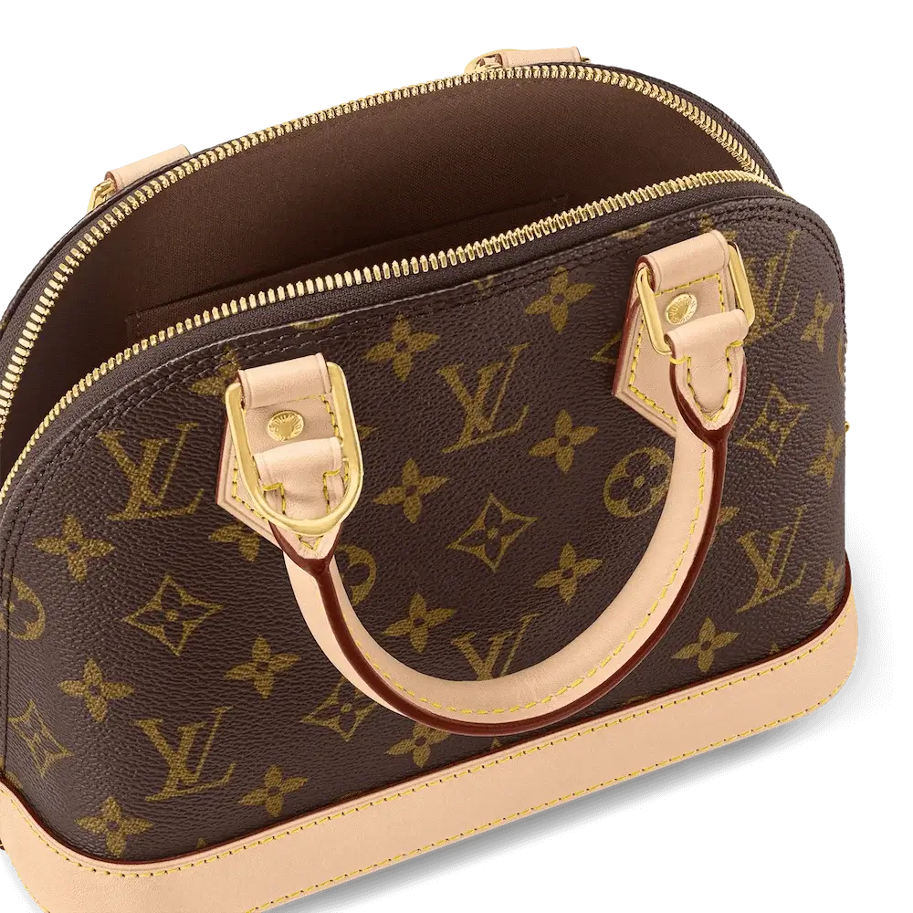 Louis Vuitton Alma MM Bag in Monogram CanvasInterior pockets 2