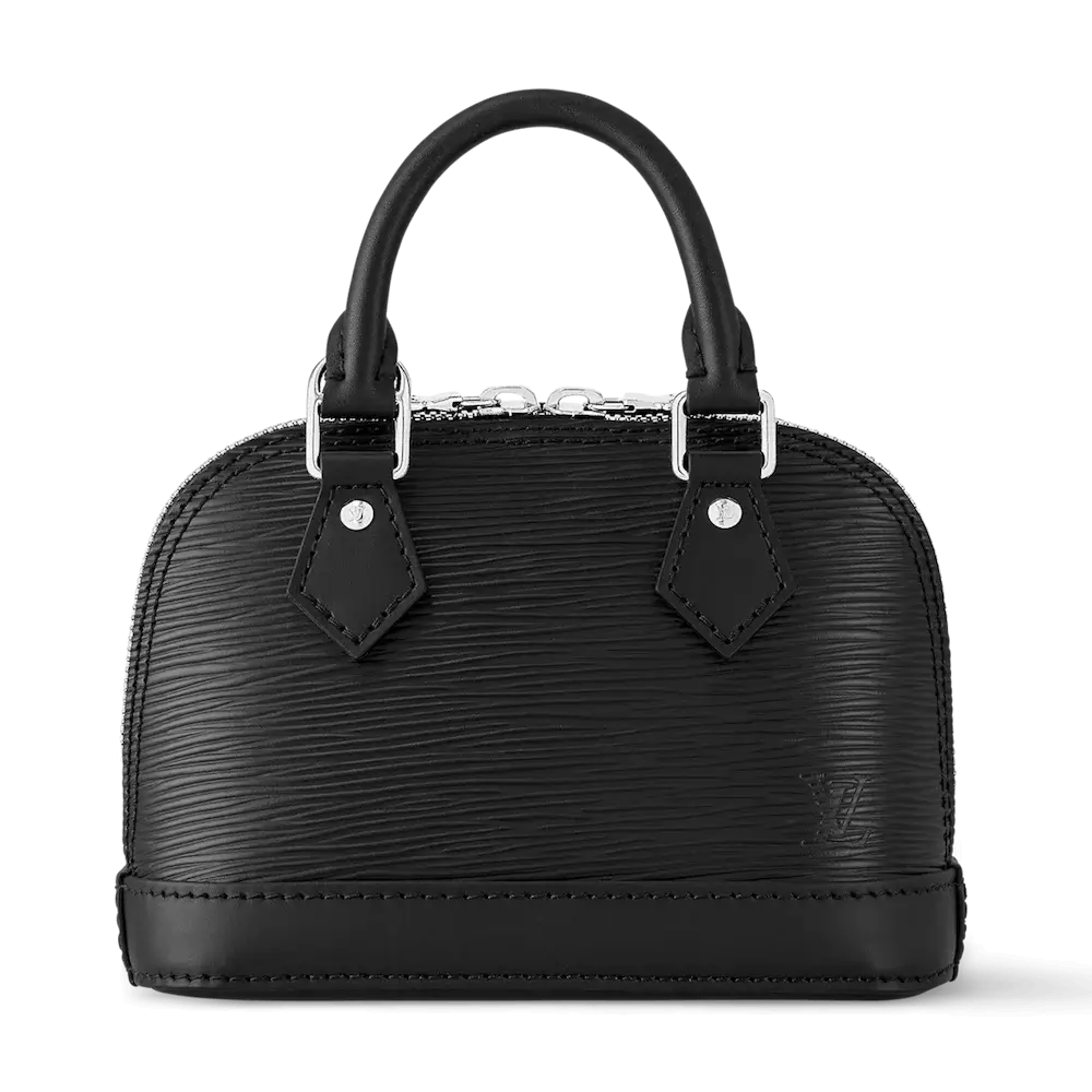 Louis Vuitton Alma Nano Bag in Epi Leather Black