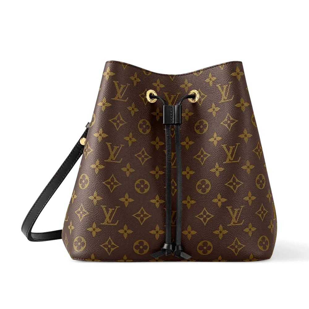 Louis Vuitton Néonoé MM Monogram Canvas Bag Black