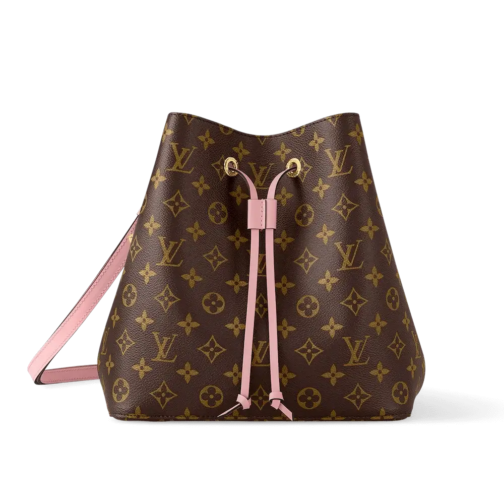 Louis Vuitton Néonoé MM Monogram Canvas Bag Rose Poudré Pink
