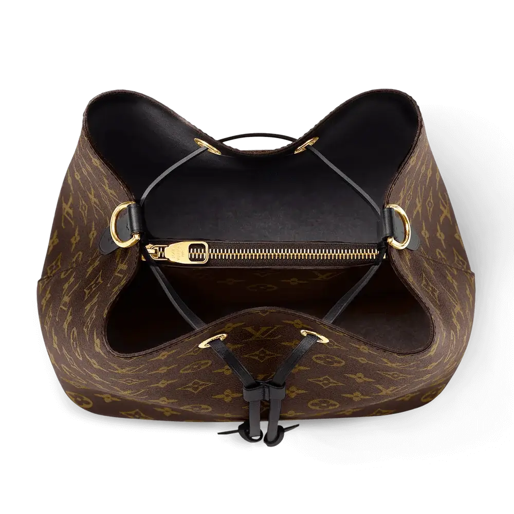 Louis Vuitton Néonoé Monogram Canvas Bag Interior Pockets 1