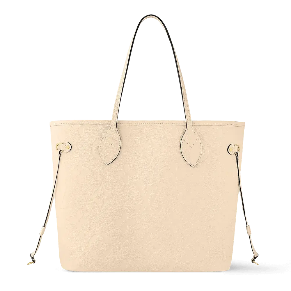 Louis Vuitton Neverfull MM Bag in Monogram Empreinte Beigie