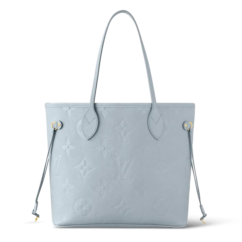 Louis Vuitton Neverfull MM Bag in Monogram Empreinte Blue Hour