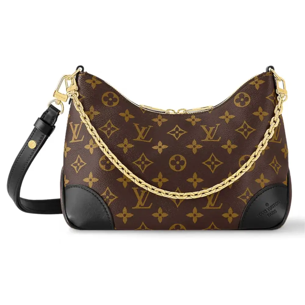 Louis Vuitton Boulogne Bag in Monogram Canvas Black