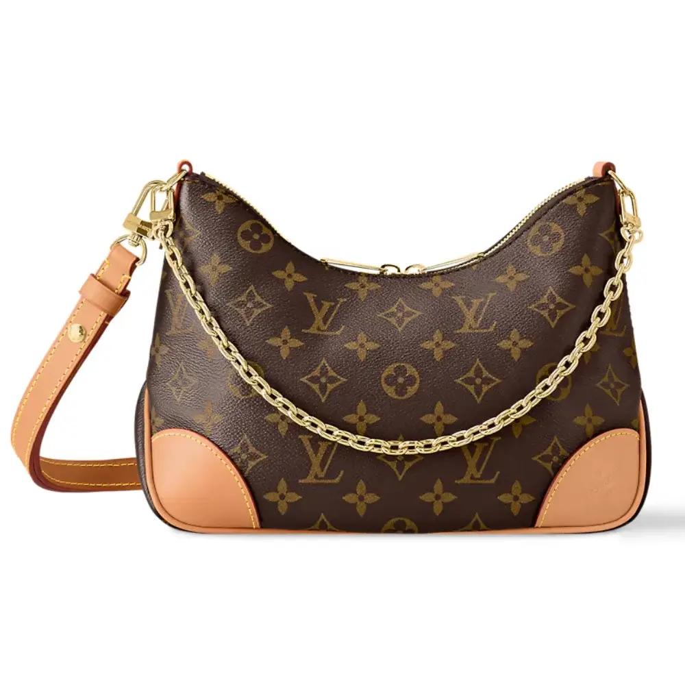 Louis Vuitton Boulogne Bag in Monogram Canvas Natural Beige