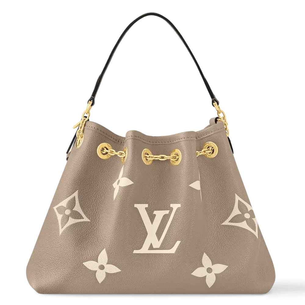 Louis Vuitton LV Bundle Bag in Bicolor Monogram Empreinte Tourterelle Grey Cream