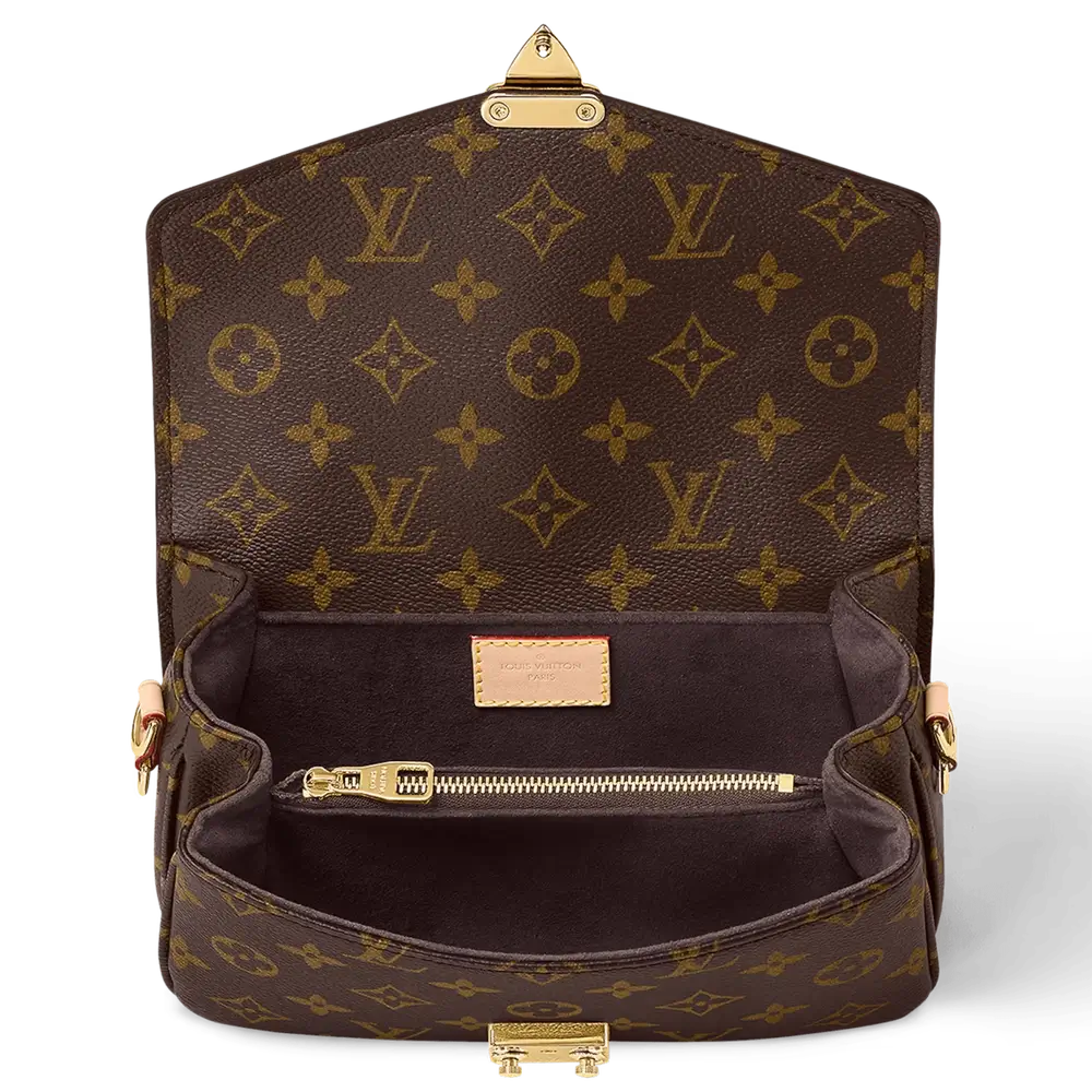 Louis Vuitton Pochette Metis East West Bag in Monogram Canvas Interior pockets 2