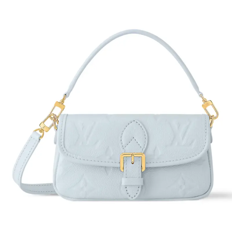 Louis Vuitton Nano Diane Bag Monogram Empreinte Olympe Blue