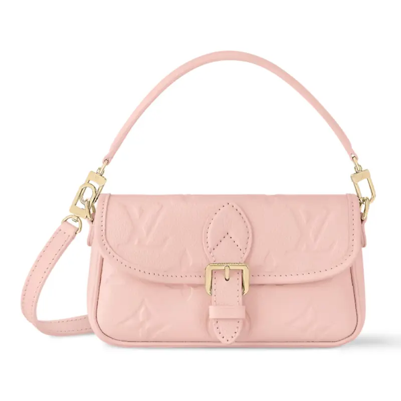 Louis Vuitton Nano Diane Bag Monogram Empreinte Pink Opale