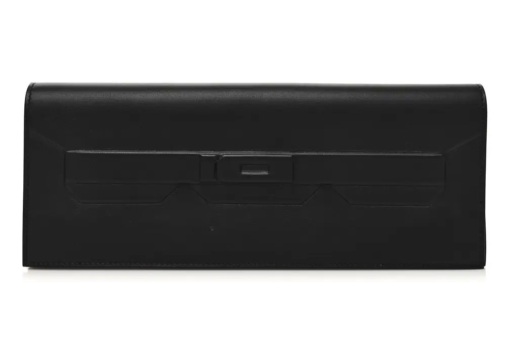 Hermes Birkin Shadow Clutch in Swift Front images