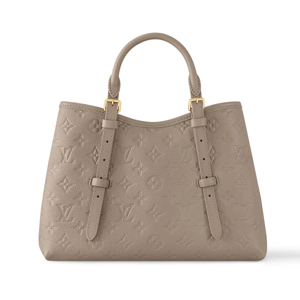 Louis Vuitton Babylone PM Tote in Monogram Empreinte Tourterelle Grey 2