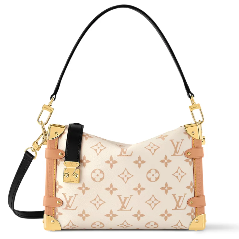 Louis Vuitton Side Trunk MM Bag in Monogram Dune Canvas