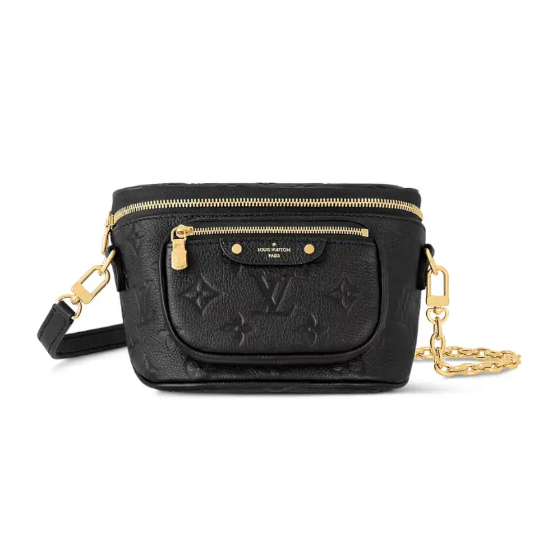 Louis Vuitton Mini Bumbag Monogram Empreinte Black
