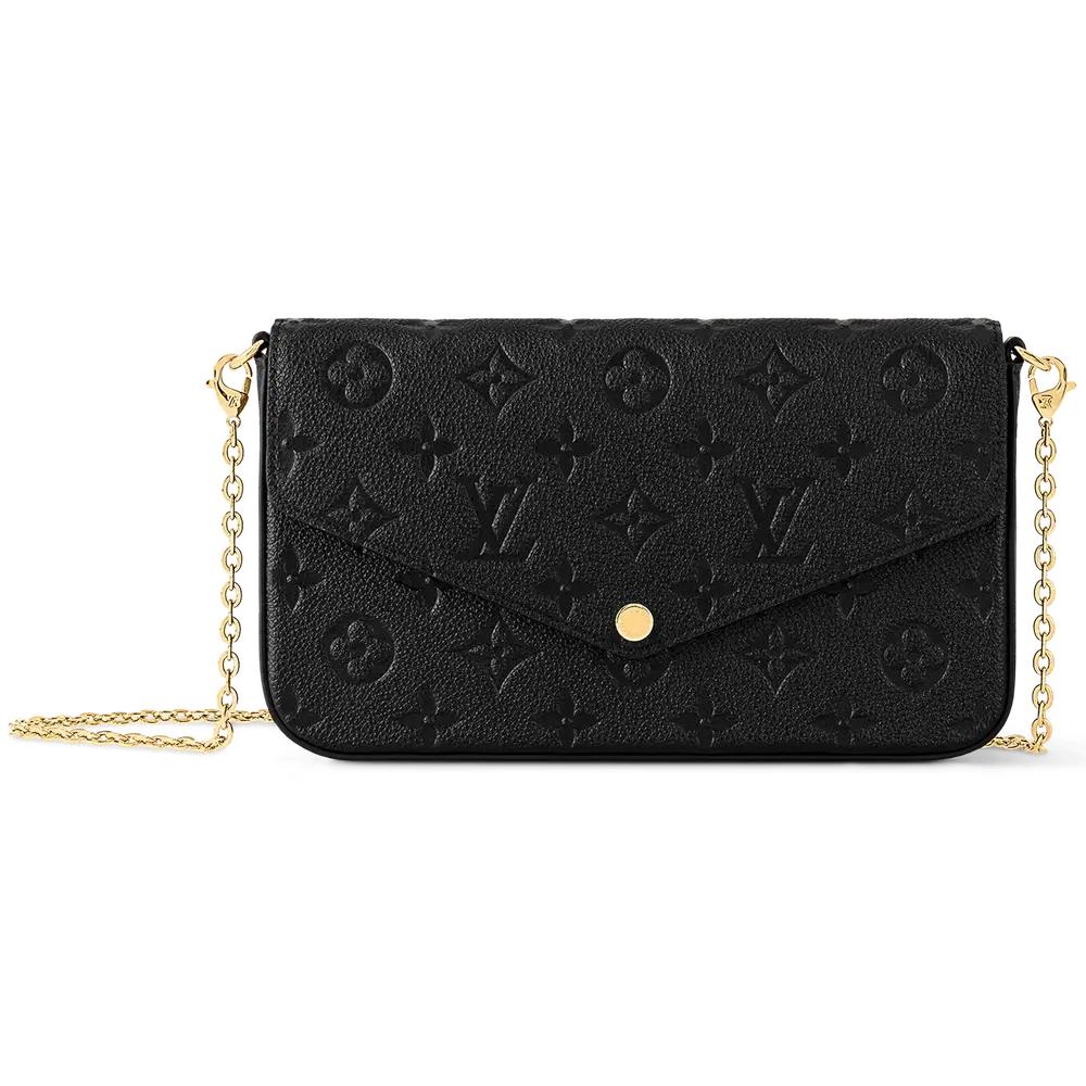 Louis Vuiton Felicia Pochette in Monogram Empreinte Black