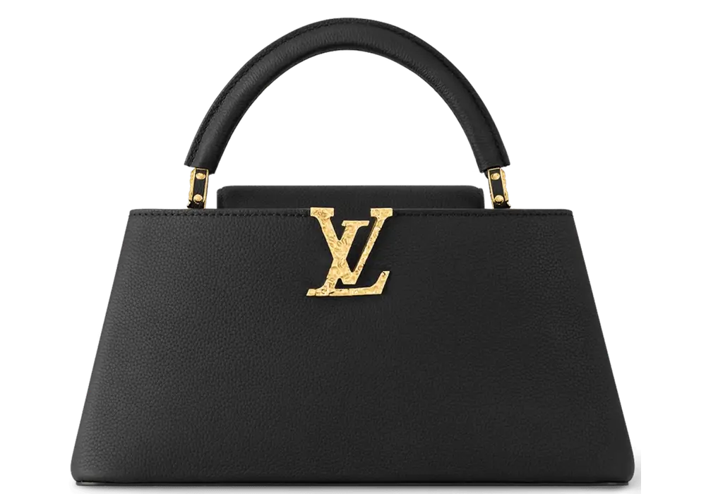 Louis Vuitton Capucines East West MM Bag in Grained Calfskin Front image