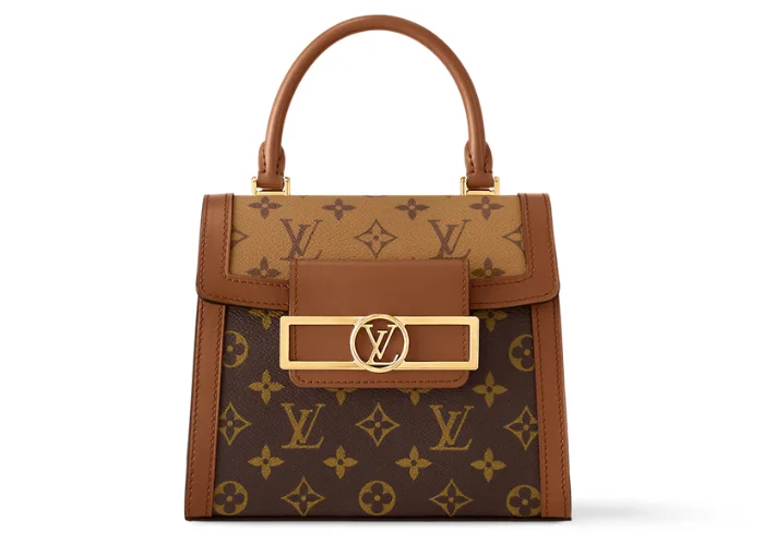 Louis Vuitton Dauphine Capitale Bag in Reversed Monogram Front image