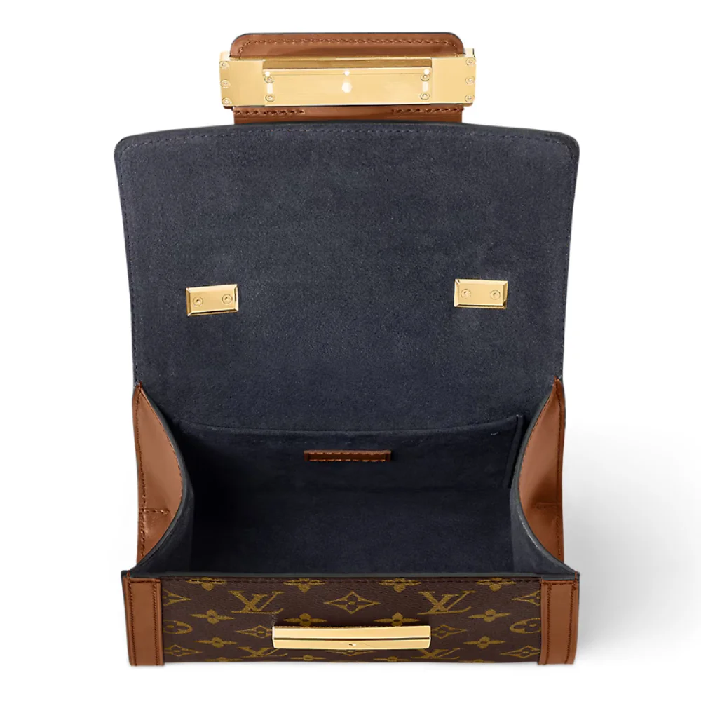 Louis Vuitton Dauphine Capitale Bag in Reversed Monogram Interior pockets 1