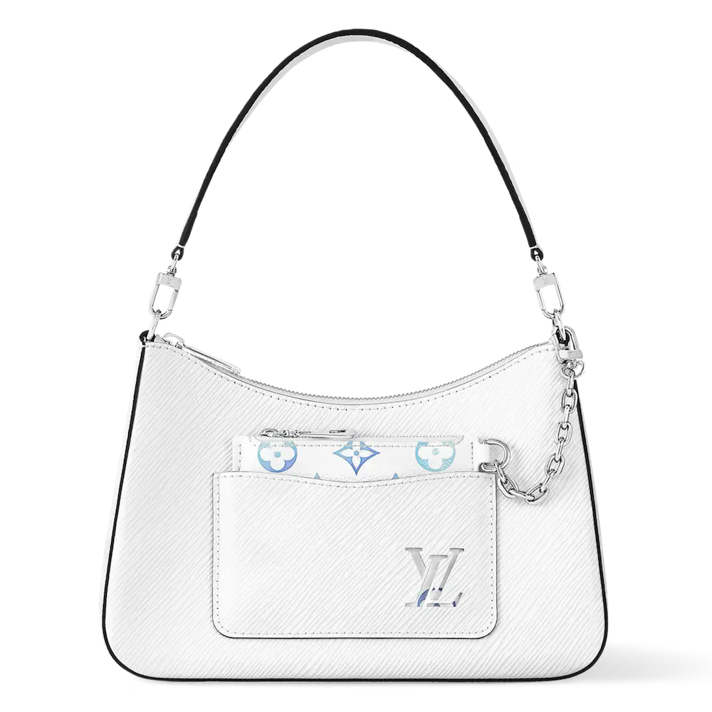 Louis Vuitton Marelle BB Tote in Epi Leather White