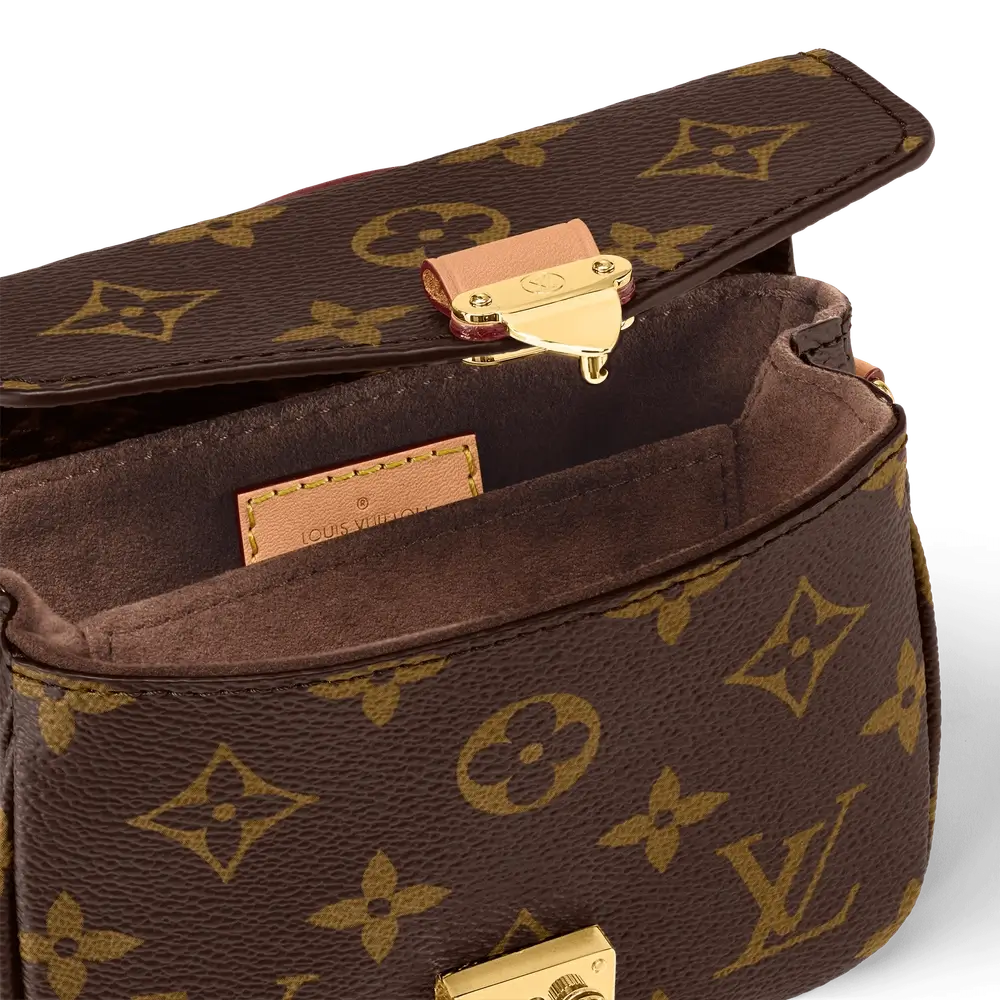 Louis Vuitton Micro Metis Bag in Monogram Canvas Interior pockets 2
