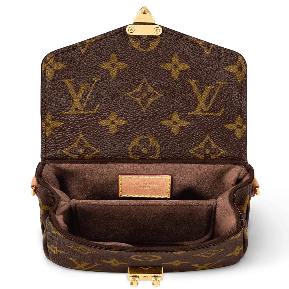 Louis Vuitton Micro Metis Bag in Monogram Canvas Interior pockets