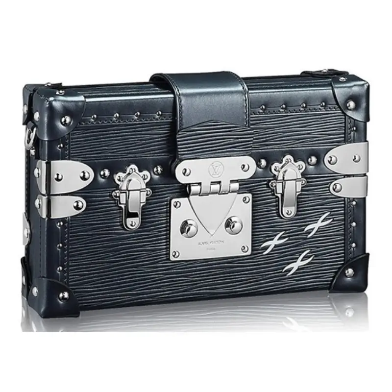 Louis Vuitton Petite Malle Bag Epi Leather Nacre