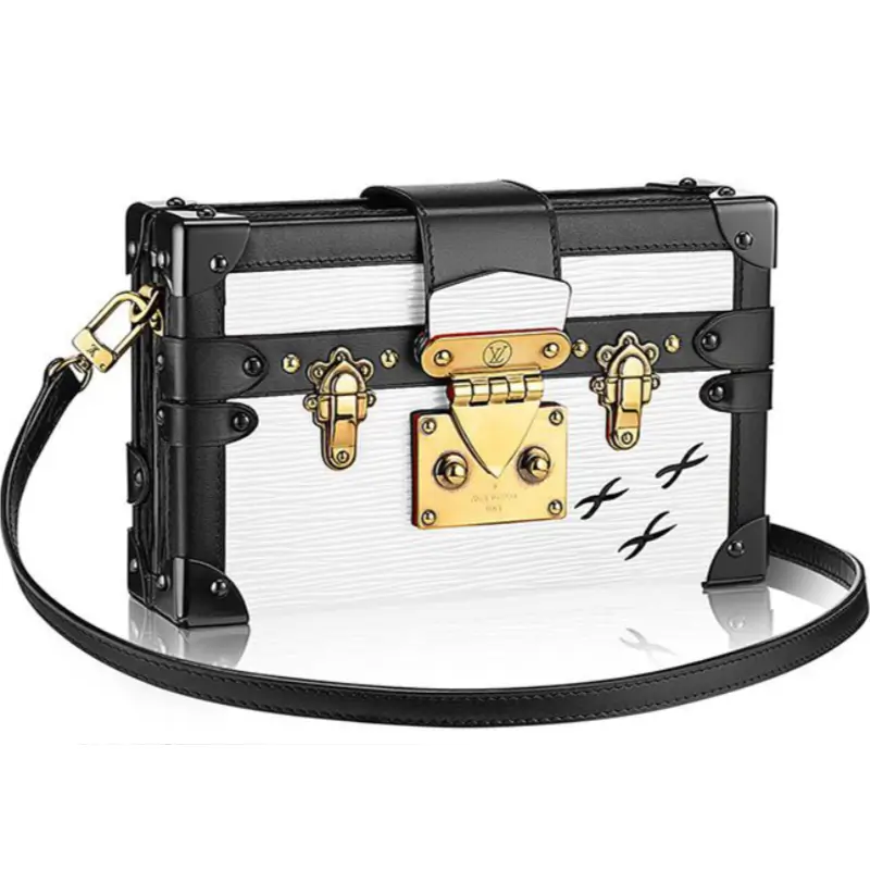 Louis Vuitton Petite Malle Bag Epi Leather White