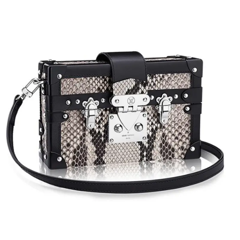 Louis Vuitton Petite Malle Bag Python