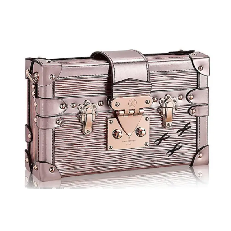 Louis Vuitton Petite Malle Bag Studded Epi Leather 9mz