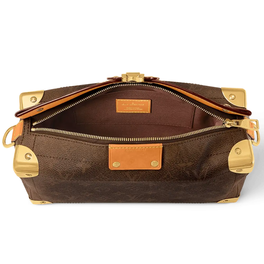 Louis Vuitton Soul Trunk East West Bag in Monogram Dust Canvas Interior pockets