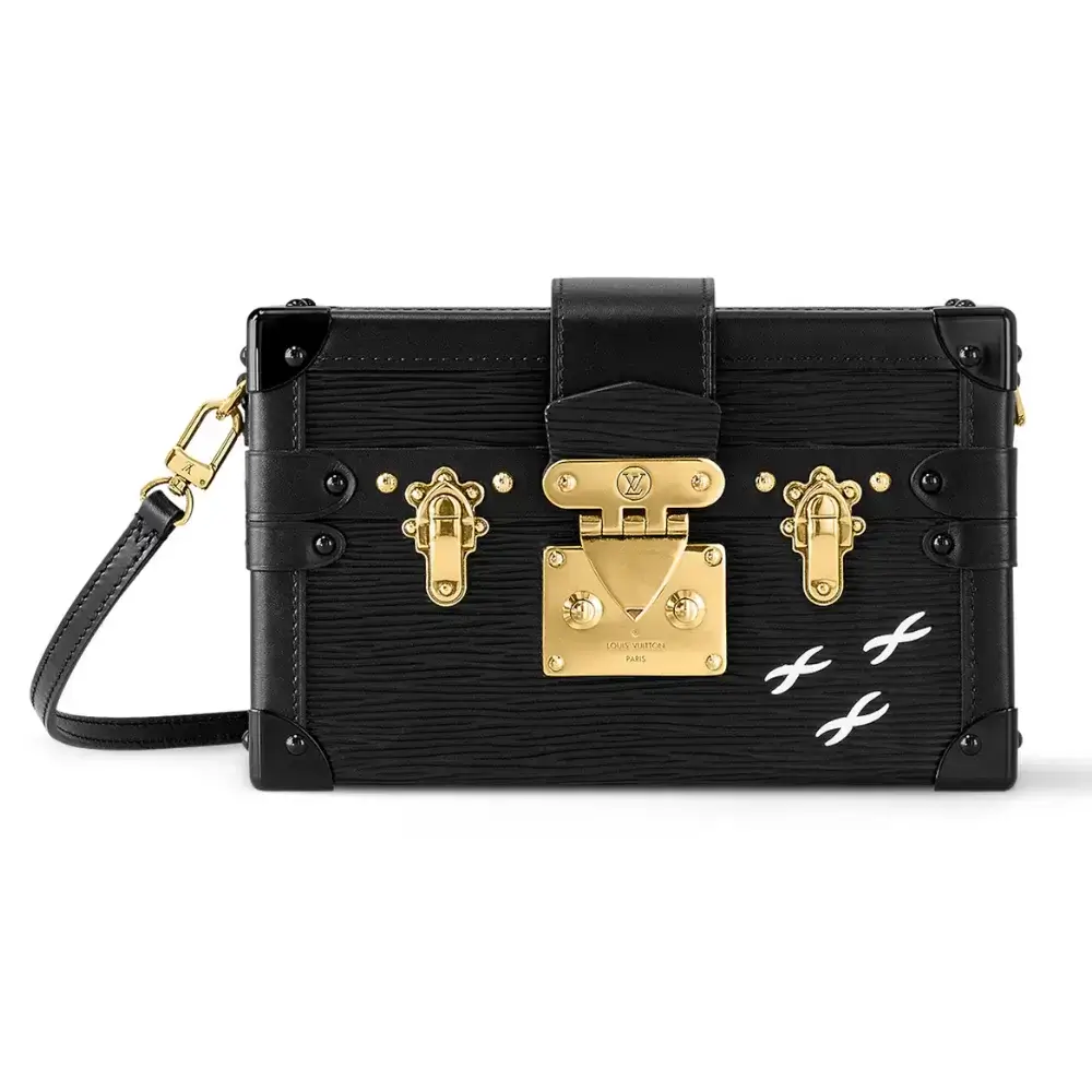 Louis vuitton petite malle Black