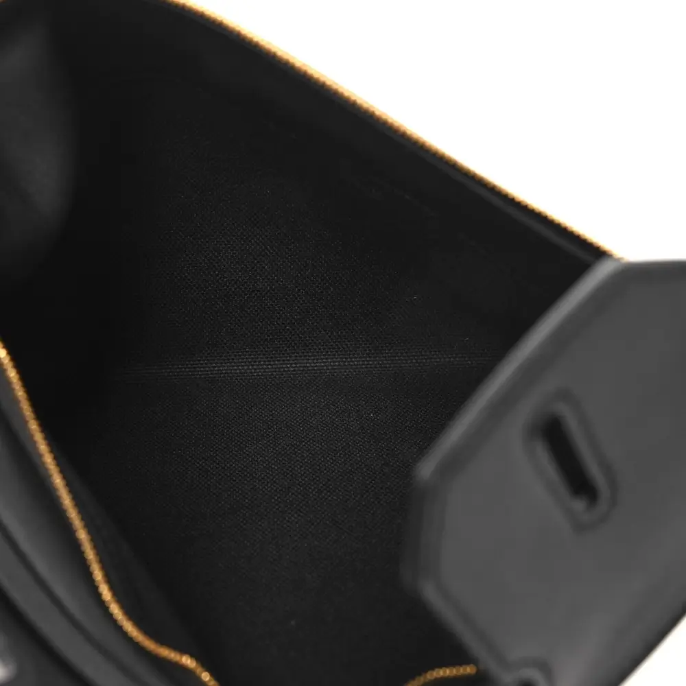 Hermes 3 En 1 Birkin 30 Bag in Togo Swift Canvas Interior pockets