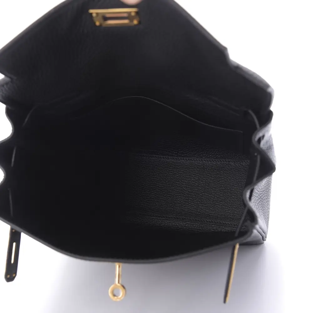 Hermes Ado 20 Backpack in Clemence Interior pockets