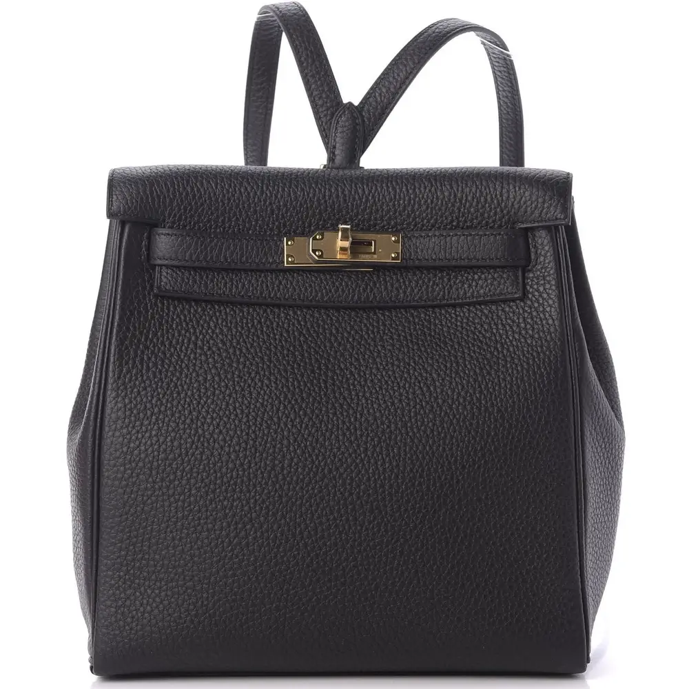Hermes Ado 20 Backpack in Swift Black