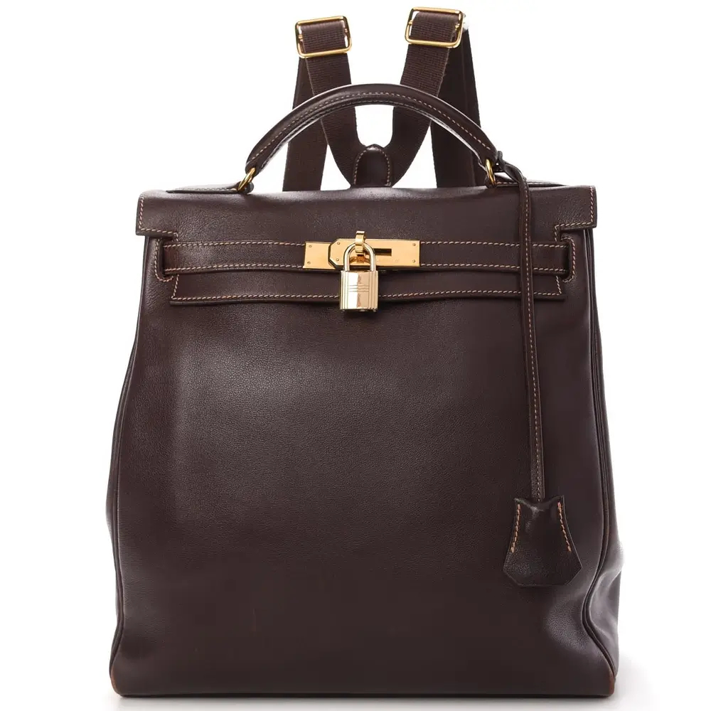 Hermes Ado 20 Backpack in Swift Havane