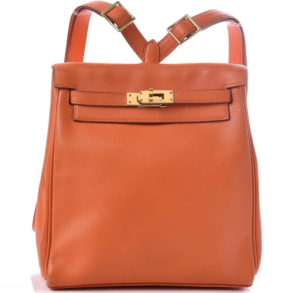 Hermes Ado 20 Backpack in Swift Orange