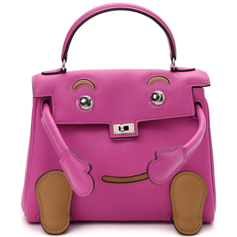 Hermes Kelly Doll Picto Bag in Epsom Magnolia