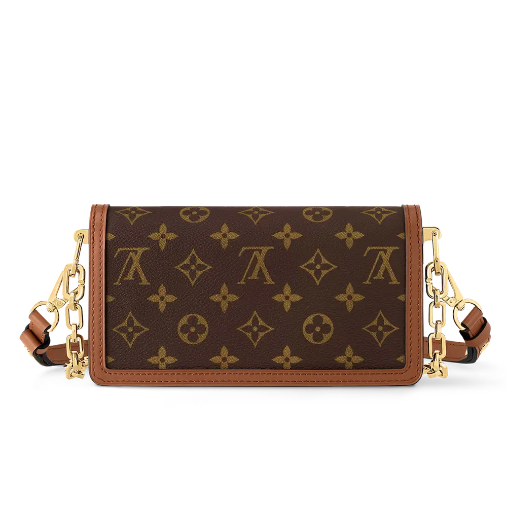 Louis Vuitton Dauphine East West Bag in Monogram Reverse Back