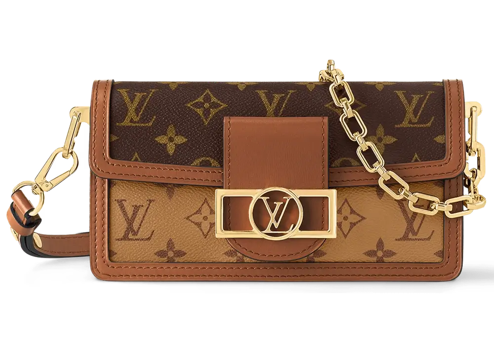 Louis Vuitton Dauphine East West Bag in Monogram Reverse Front image
