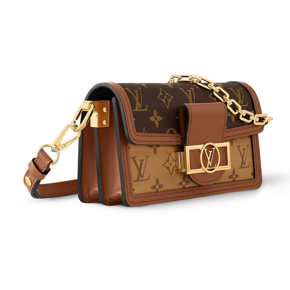 Louis Vuitton Dauphine East West Bag in Monogram Reverse Side