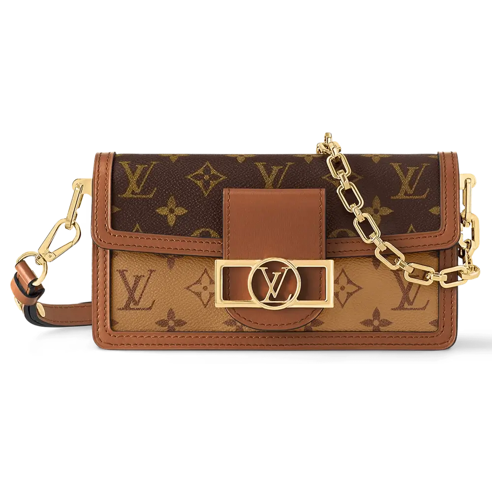 Louis Vuitton Dauphine East West Bag in Monogram Reverse