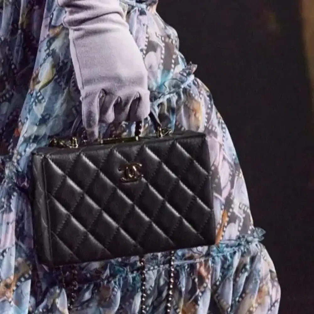 Chanel Box Bag in Lambskin Model shots
