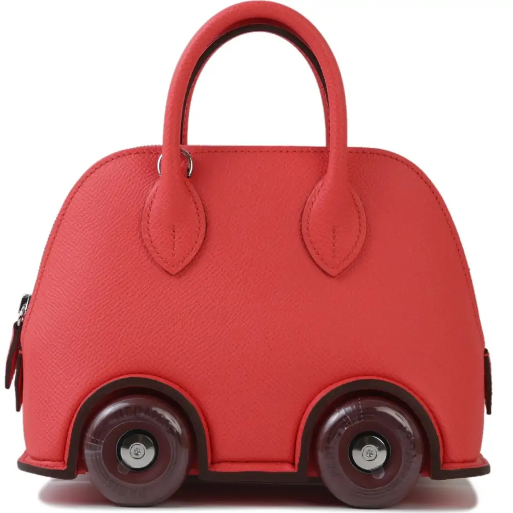 Hermes Bolide On The Wheels Bag in Epsom Rose Jaipur