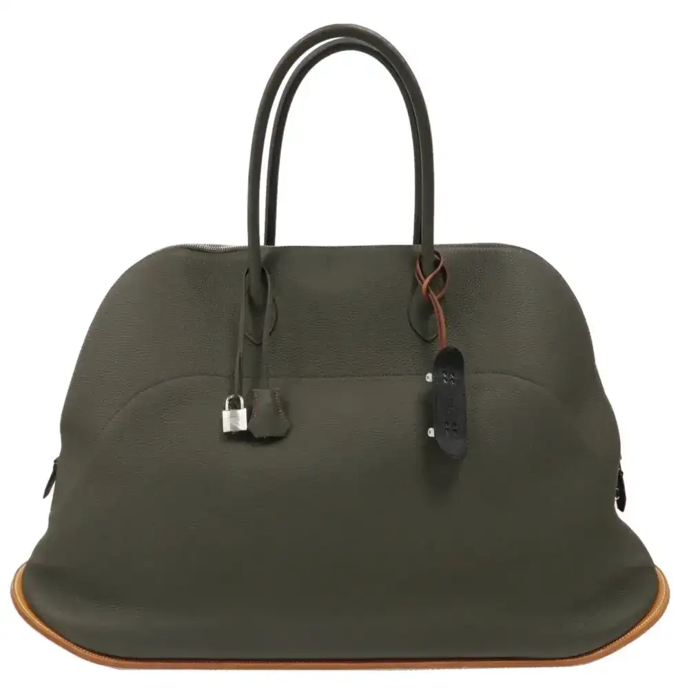 Hermes Bolide Skate 65 Bag in Togo Leather Gray